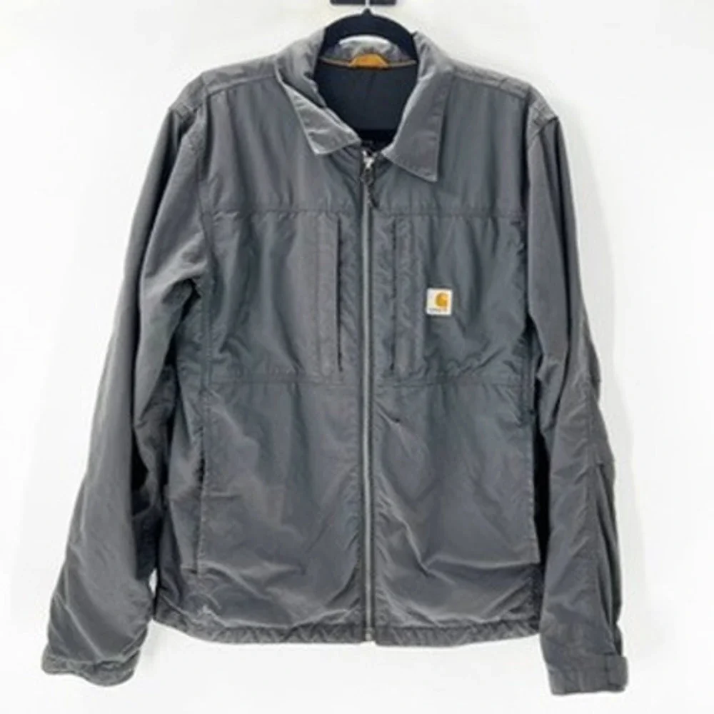 Carhartt Men's Rain Defender Grey Water‎ Resistant Work Utility